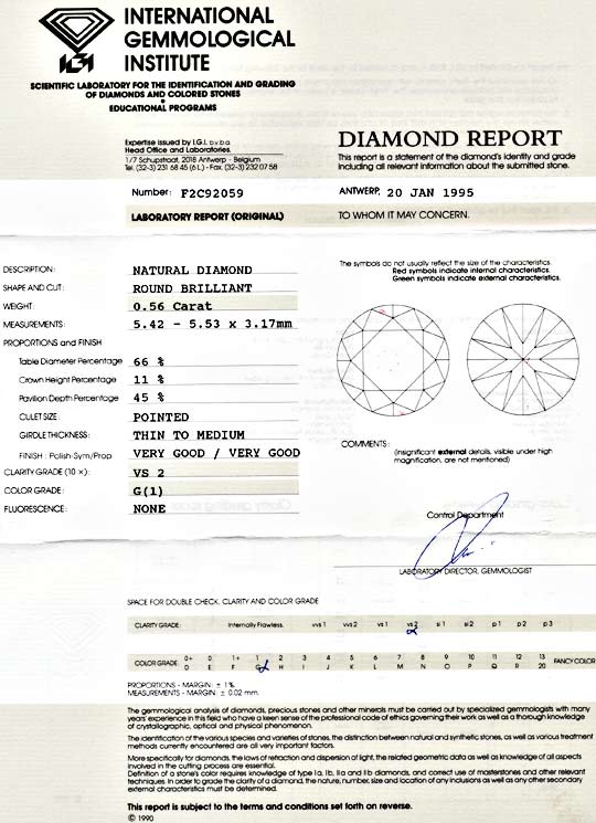 Foto 9 - Brillant-Diamant 0,56ct Top Wesselton VS2 VG IGI, D5583