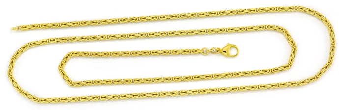 Foto 1 - Edle Königskette 80cm lang in massiv Gelbgold, K3394