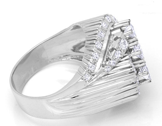 Foto 3 - 1A Exklusiver Diamant-Ring 18K Weißgold, 1,43ct, S6436