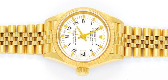 Foto 1 - Gold Rolex Datejust Oyster Perpetual, Damen Uhr, U1150